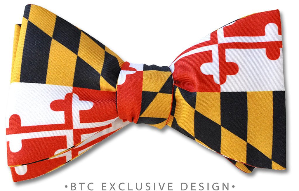 Maryland Flag Bow Tie