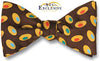 brown bow tie