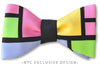 Color Block Bow Tie