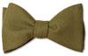 Olive Green Wool Bow Ties