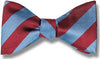 bow ties american made red blue stripes