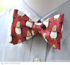 penguin bow tie on shirt