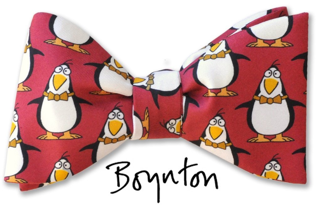 pre-tied penguin bow tie