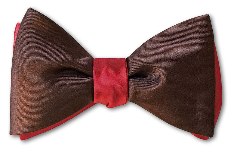 Red/Chocolate Satin Reversible