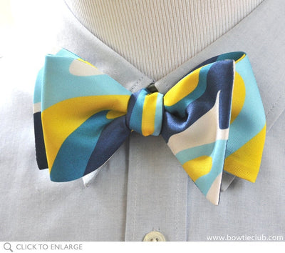 designer bow tie on mannequin
