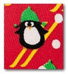 skiing penguin bowtie