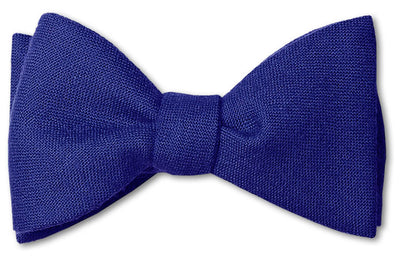 Royal Blue Wool Bow Tie