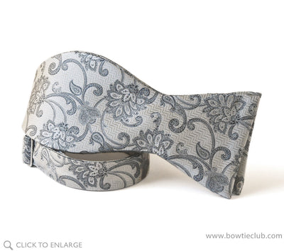 Silver Bells Bow Tie