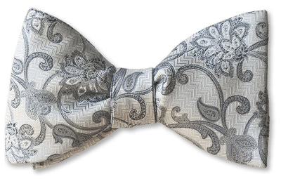 Silver Bells Bow Tie