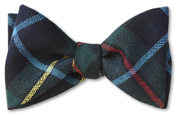 Scottish Menzies Tartan Ties & Bow Ties - Handmade UK Tartan Accessories For Men - View #7