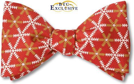 Christmas Snowflake bow ties