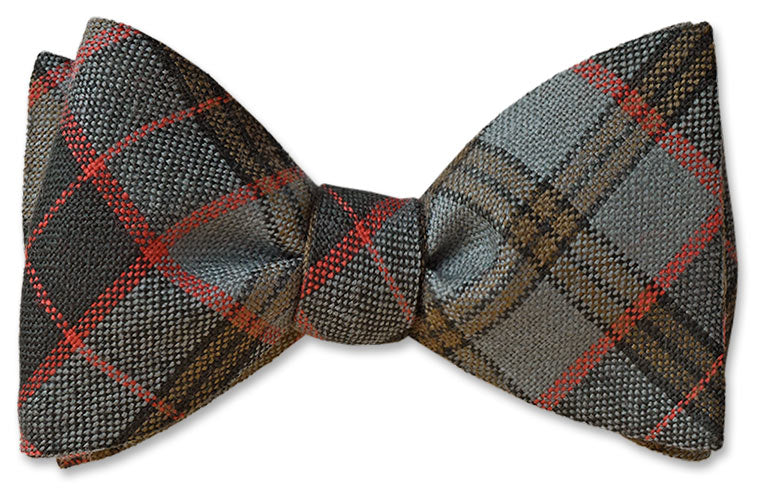 Stewart Old Weathered Wool Tartan Bow Ties