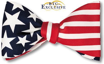 bow ties washington us flag stars stripes american made