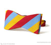 triple stripe bow tie self tie