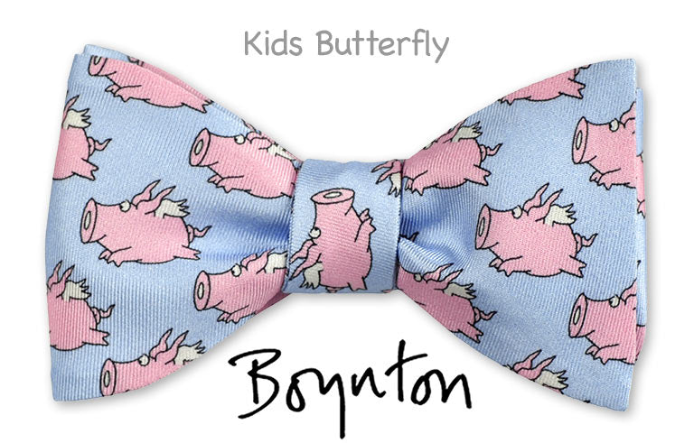 When Pigs Fly Sandra Boynton *Kids* Pre-tied Bow Tie