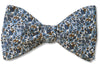 Woodland Floral Blue Cotton Bow Tie