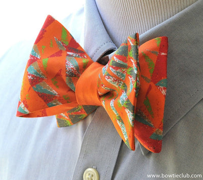 Orange Bow Tie | American Made Bow Ties | Yeats Bow Tie
