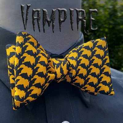 Halloween bat bow ties